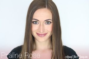 Lipsense Colors featured by top US lifestyle blog and Lipsense distributor, Kaylynn of Among the Young: image of Kaylynn wearing Praline Rose