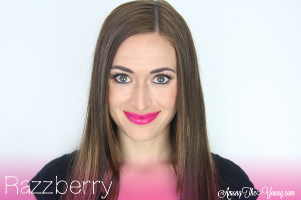 Lipsense Colors featured by top US lifestyle blog and Lipsense distributor, Kaylynn of Among the Young: image of Kaylynn wearing Razzberry | Lipsense Colors by popular Utah beauty blog, Among the Young: image of a woman wearing Razzberry lipsense. 