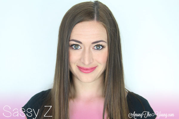 Lipsense Colors featured by top US lifestyle blog and Lipsense distributor, Kaylynn of Among the Young: image of Kaylynn wearing Sassy Z