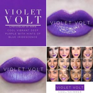 Lipsense Colors featured by top US lifestyle blog and Lipsense distributor, Kaylynn of Among the Young: image of Violet Volt