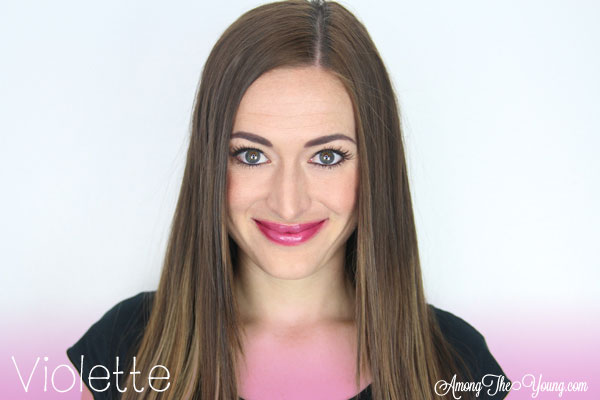 Lipsense Colors featured by top US lifestyle blog and Lipsense distributor, Kaylynn of Among the Young: image of Kaylynn wearing Violette