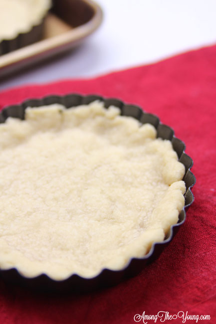 Foolproof press in pie crust recipe by top US Foodie blogger, Among the Young