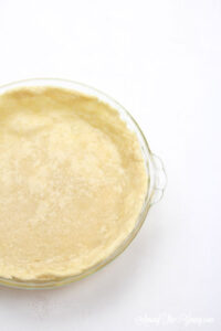 Simple and Easy Pie Crust recipe by top Utah Foodie Among the Young: image of baked pie crust