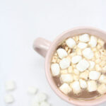 Hot chocolate recipe by top Utah Foodie Among the Young: image of cocoa from above