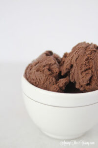 The Best Chocolate ice cream featured by top Utah Foodie blog Among the Young: image of chocolate ice cream