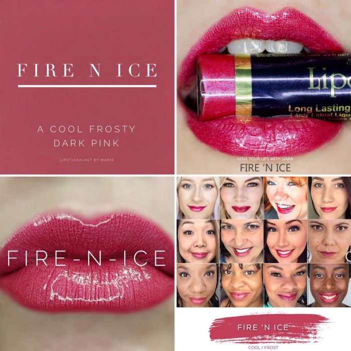 The best summer Lipsense colors featured by top Utah Lifestyle blog Among the Young: image of Fire N Ice | Lipsense Colors by popular Utah beauty blog, Among the Young: Pinterest image of Fire N Ice Lipsense color. 