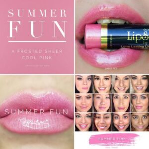 The best summer Lipsense colors featured by top Utah Lifestyle blog Among the Young: image of Summer Fun