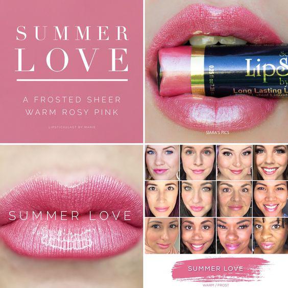 The best summer Lipsense colors featured by top Utah Lifestyle blog Among the Young: image of Summer Love | Lipsense Colors by popular Utah beauty blog, Among the Young: Pinterest image of Summer Love Lipsense. 